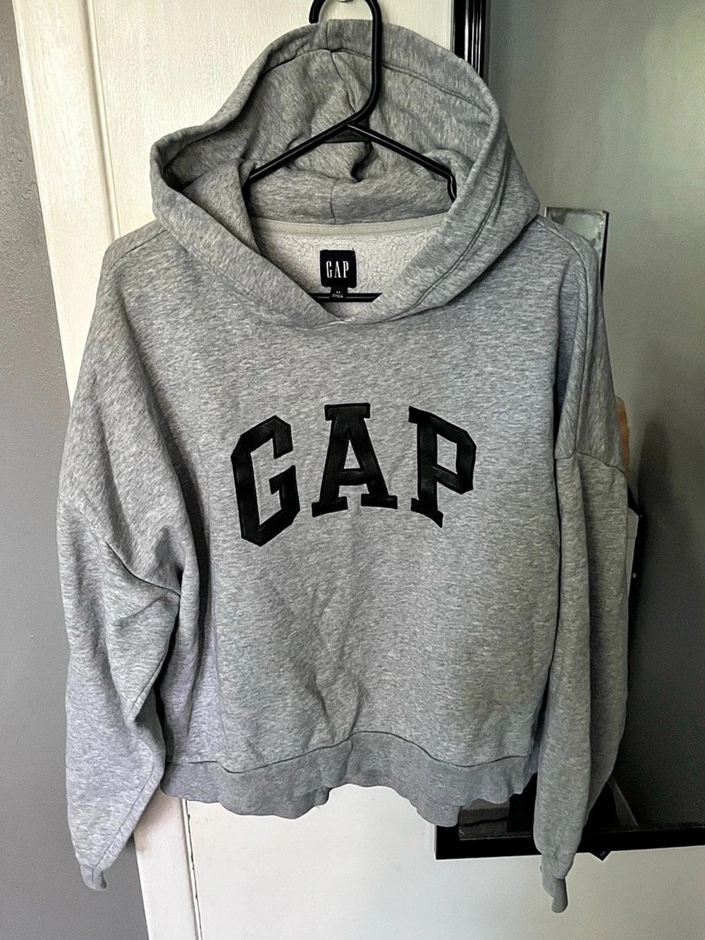 Gap Logo Vintage Soft Hoodie Heather Gray Size Small
